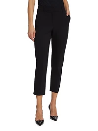 Cropped Neoprene Trousers