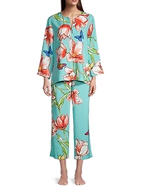 Wild Poppy Floral Pajama Set