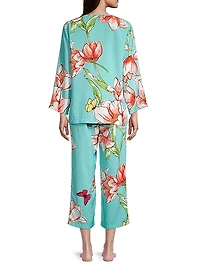 Wild Poppy Floral Pajama Set