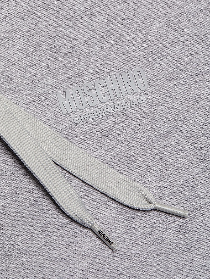 Hooded Logo-Tape Minidress
