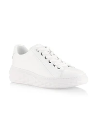 Diamond Light Leather Low-Top Sneakers