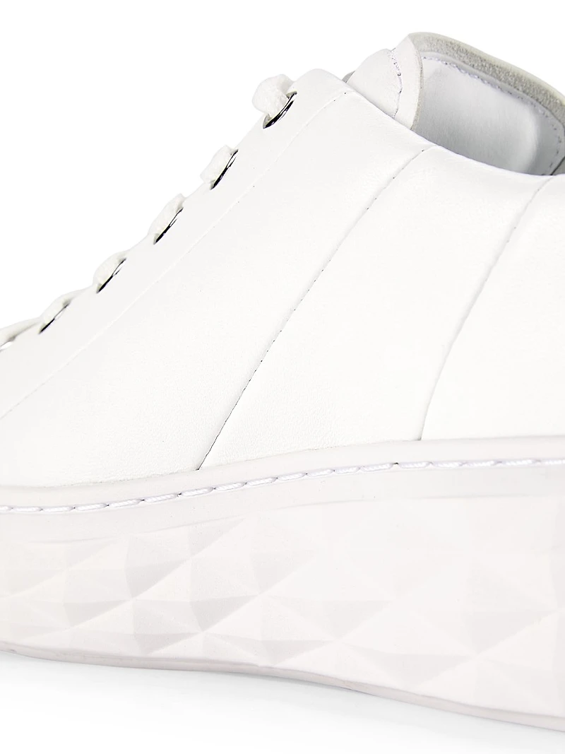 Diamond Light Leather Low-Top Sneakers