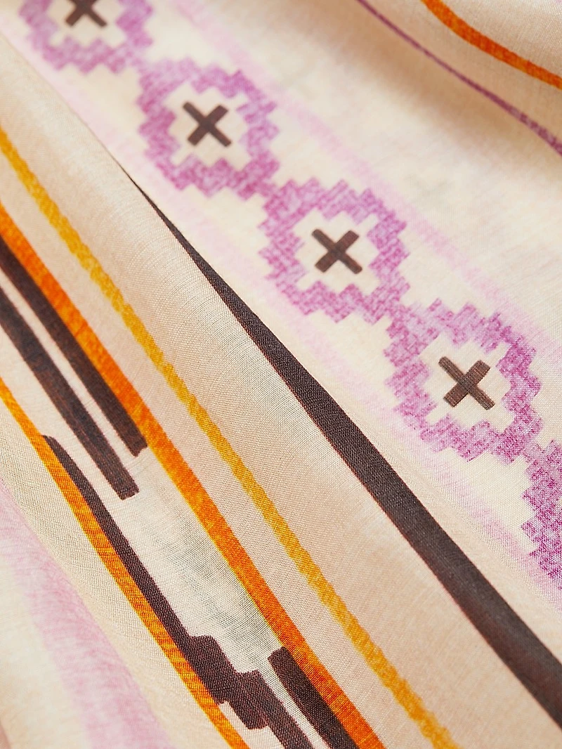 Chascomus Leana Striped Voile Minidress