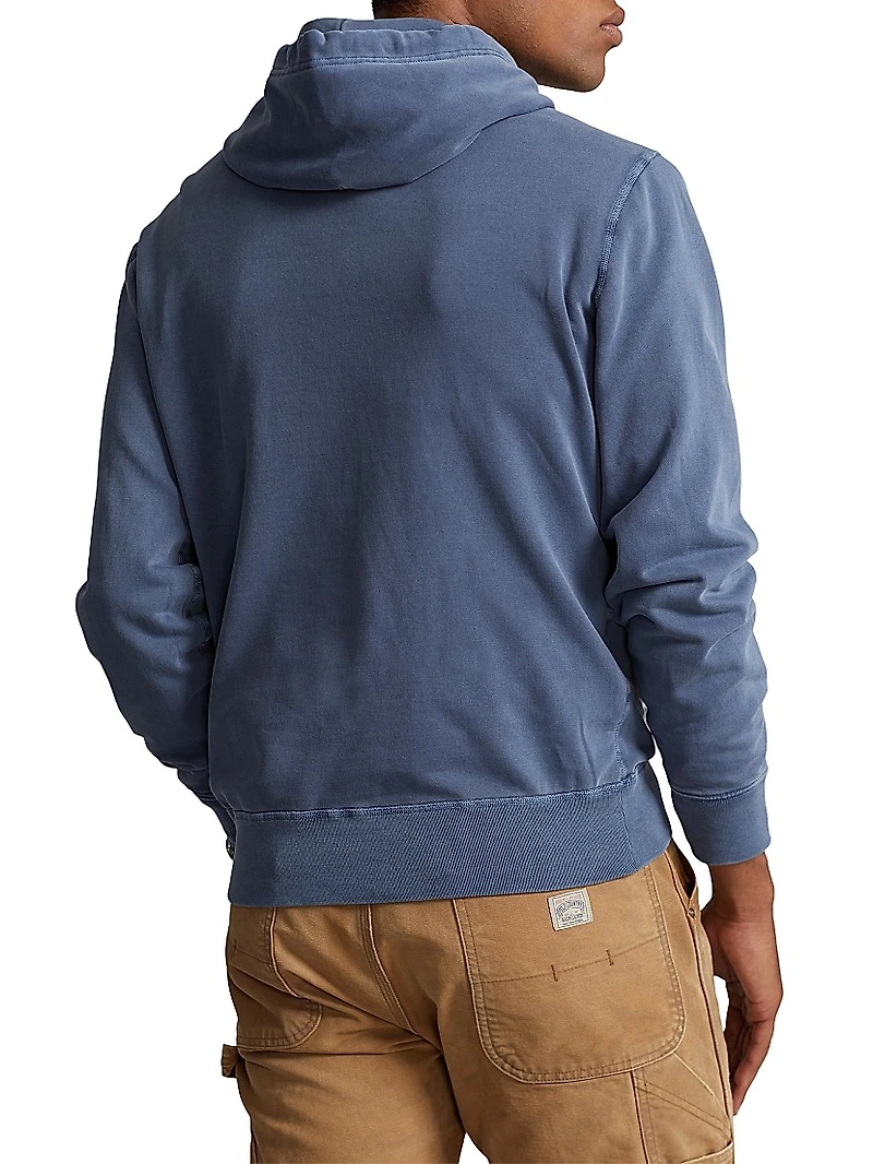 Logo Cotton-Blend Hoodie