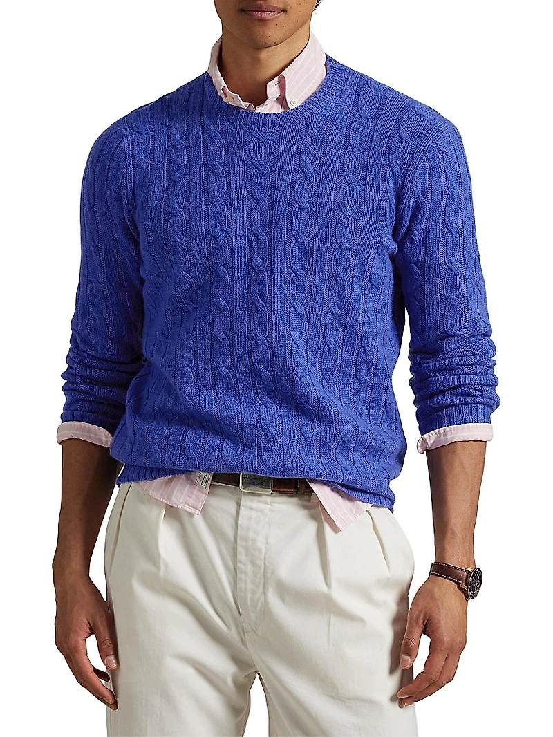 Cashmere Cable-Knit Sweater