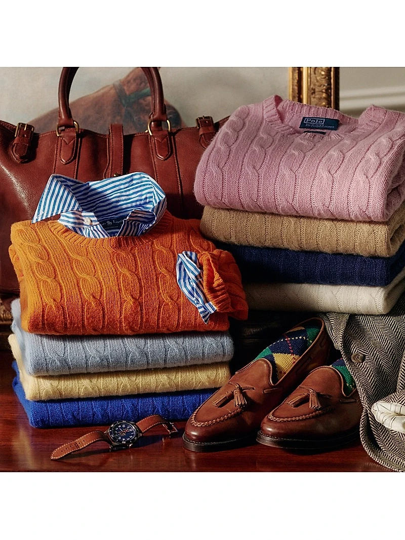 Cashmere Cable-Knit Sweater