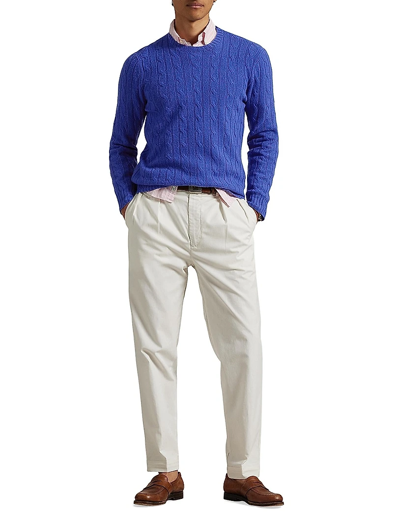 Cashmere Cable-Knit Sweater