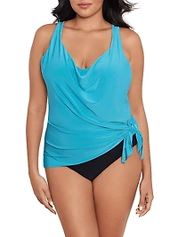 Winnie Draped Tankini Top