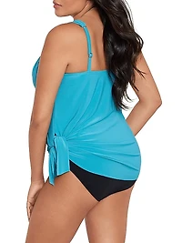 Winnie Draped Tankini Top