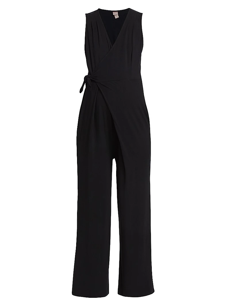 Ines Stretch Wrap Jumpsuit