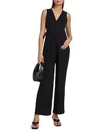 Ines Stretch Wrap Jumpsuit