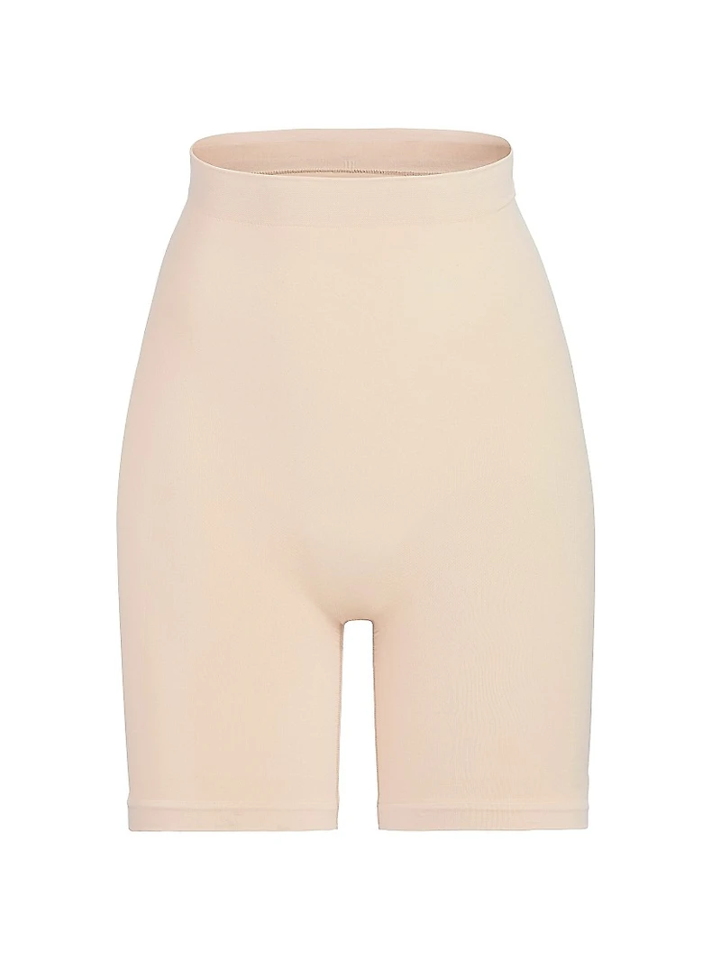 Seamless Sculpt High-Waisted Above-The-Knee Shorts