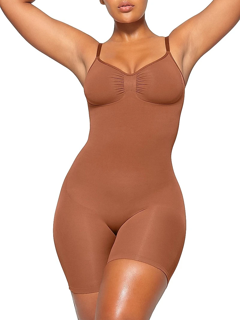 Seamless Sculpt Mid Thigh Bodysuit