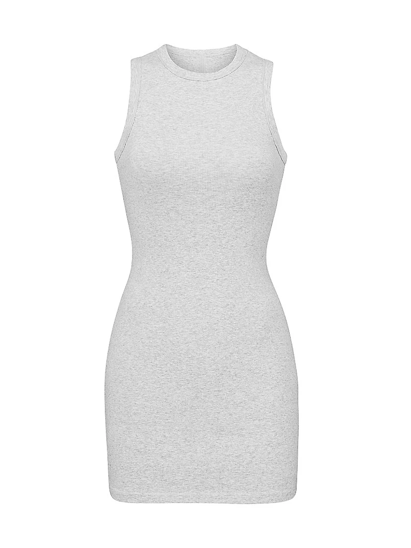 Cotton Rib Tank Dress