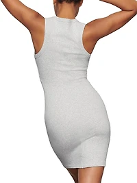 Cotton Rib Tank Dress