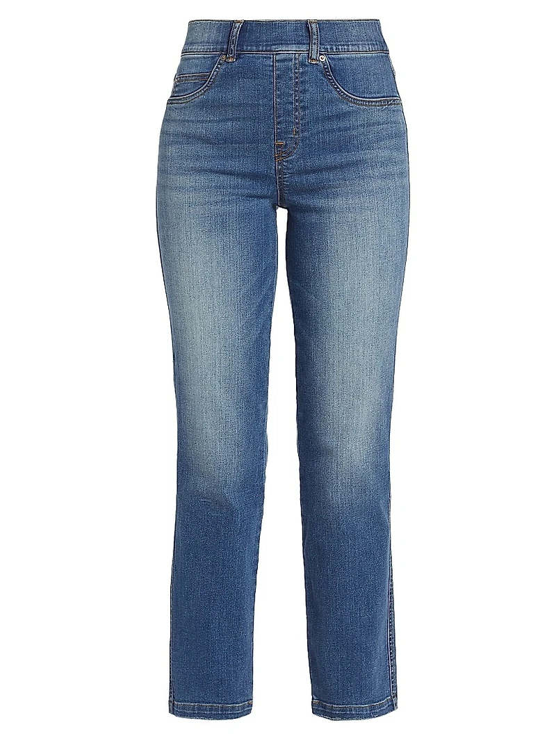 Straight-Leg Ankle Jeans