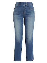 Straight-Leg Ankle Jeans
