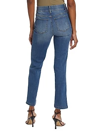 Straight-Leg Ankle Jeans