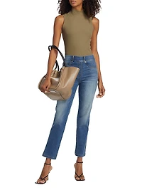 Straight-Leg Ankle Jeans