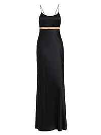 Zella Silk-Blend Gown