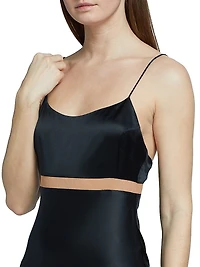 Zella Silk-Blend Gown