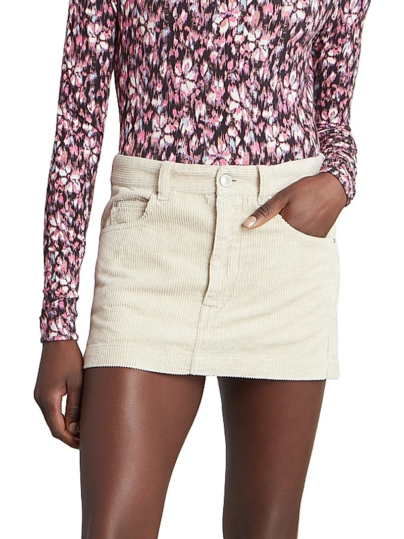 Rania Corduroy Miniskirt