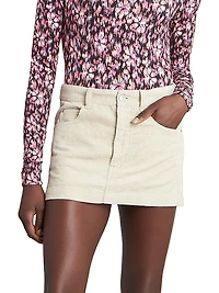 Rania Corduroy Miniskirt