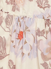 Mariana Floral Cotton-Blend Midi-Dress