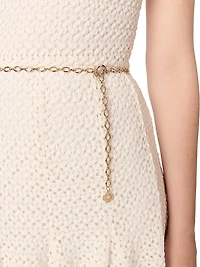 Crochet-Knit Maxi Dress