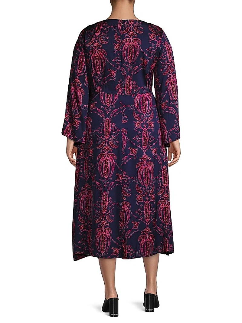 Lucrezia Printed Midi-Dress