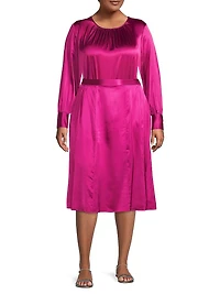 Mimosa Stretch Silk Blouse