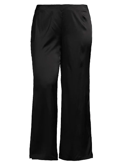 Sofia Stretch-Silk Palazzo Pants