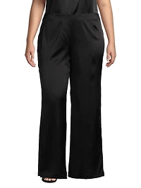 Sofia Stretch-Silk Palazzo Pants