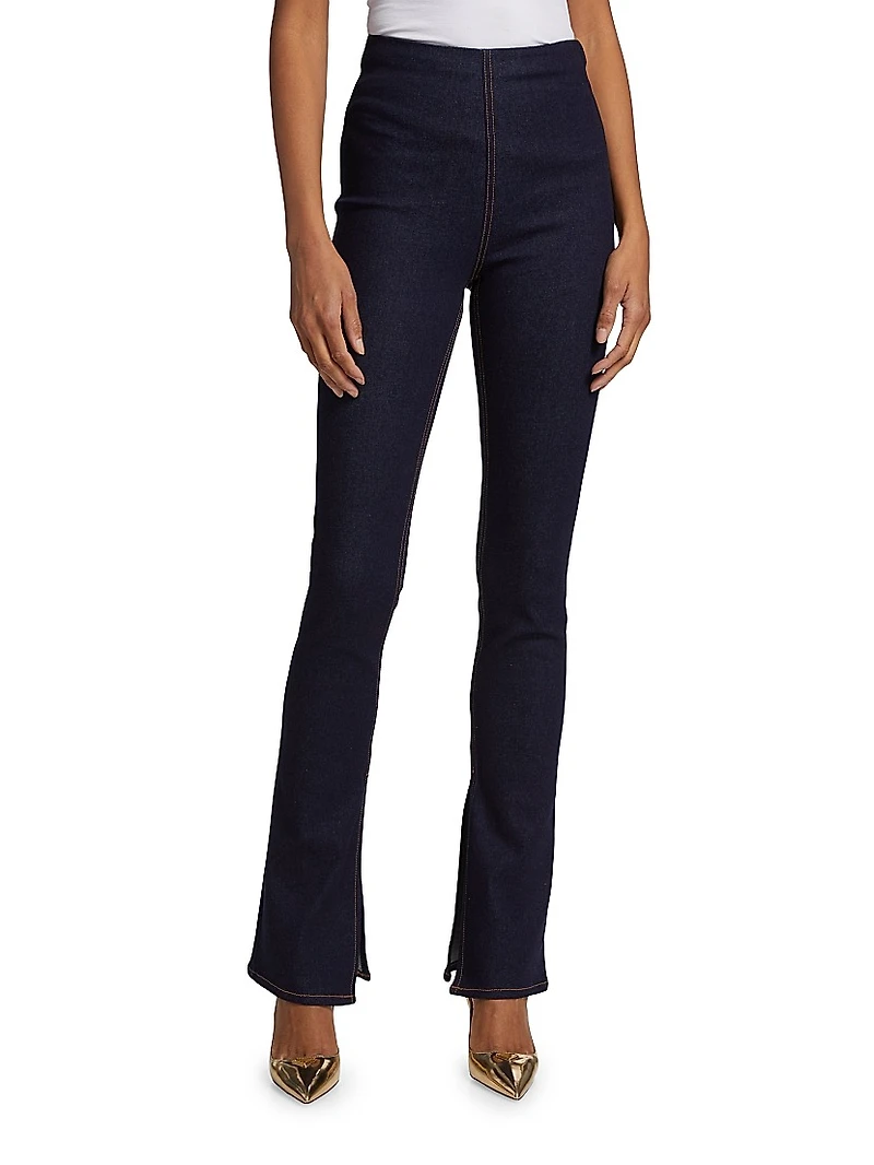 Split Hem Jeggings
