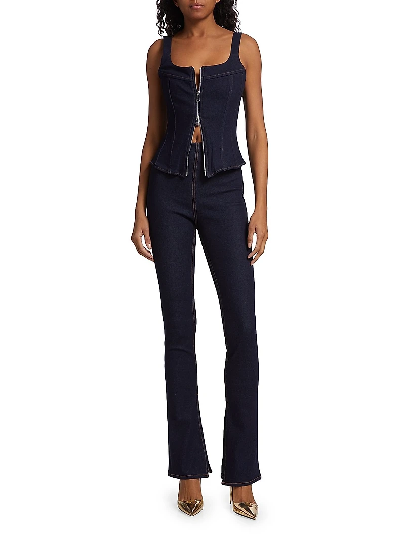 Split Hem Jeggings