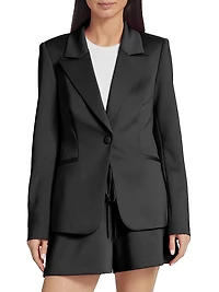 Single-Button Scuba Blazer