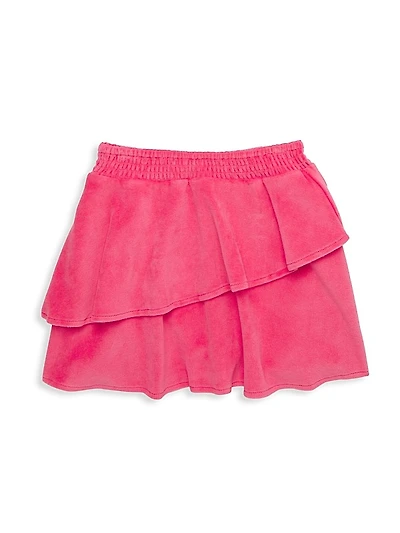 Little Girl's & Girl's Remi Double Ruffle Skirt