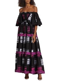 Lanre Off-The-Shoulder Maxi Dress