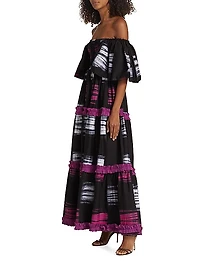 Lanre Off-The-Shoulder Maxi Dress