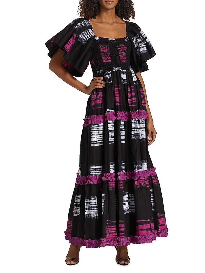Lanre Off-The-Shoulder Maxi Dress