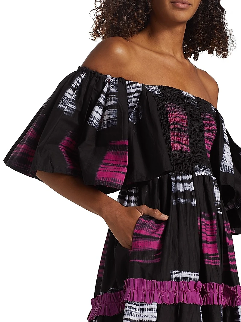 Lanre Off-The-Shoulder Maxi Dress