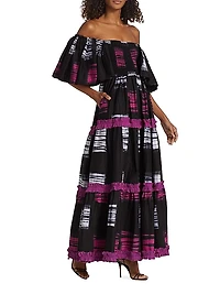 Lanre Off-The-Shoulder Maxi Dress