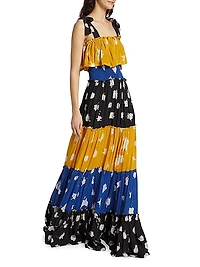 Dotun Tiered Sleeveless Maxi Dress