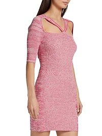 Knit Cut-Out Minidress