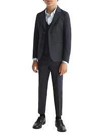 Little Boy's & Wool Single-Breasted Blazer