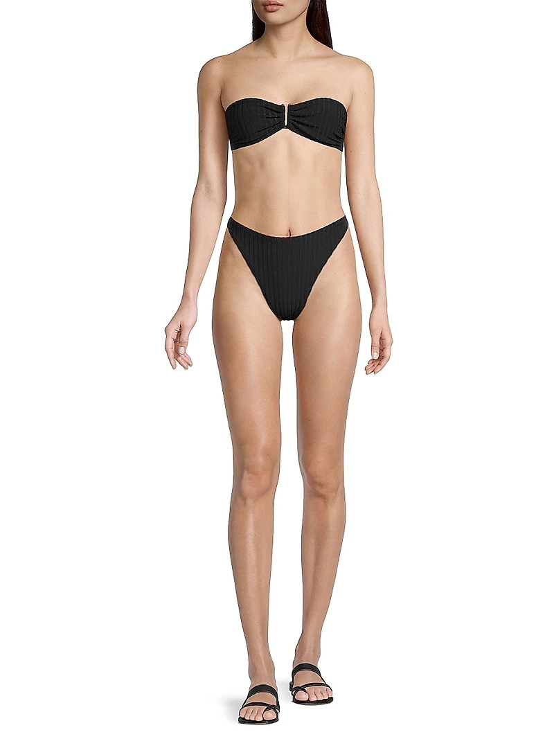 Continuity Tati Ribbed Bikini Bottoms