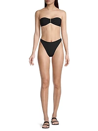 Continuity Tati Ribbed Bikini Bottoms