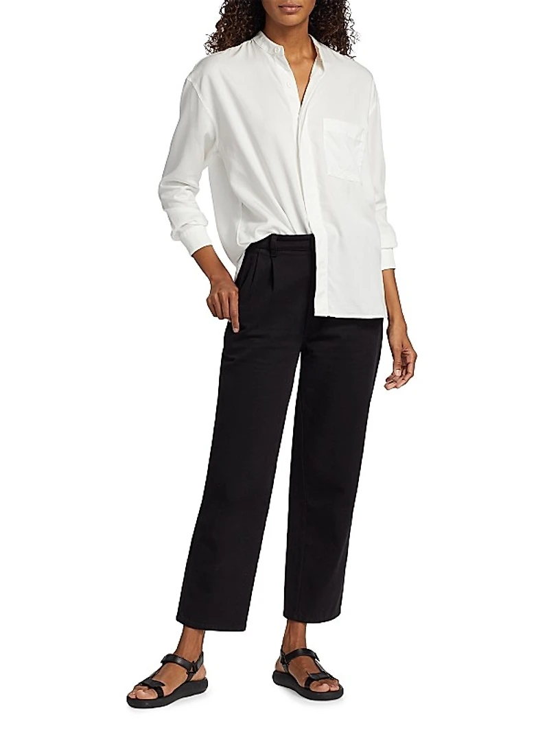 Nahom Cotton-Twill Pants