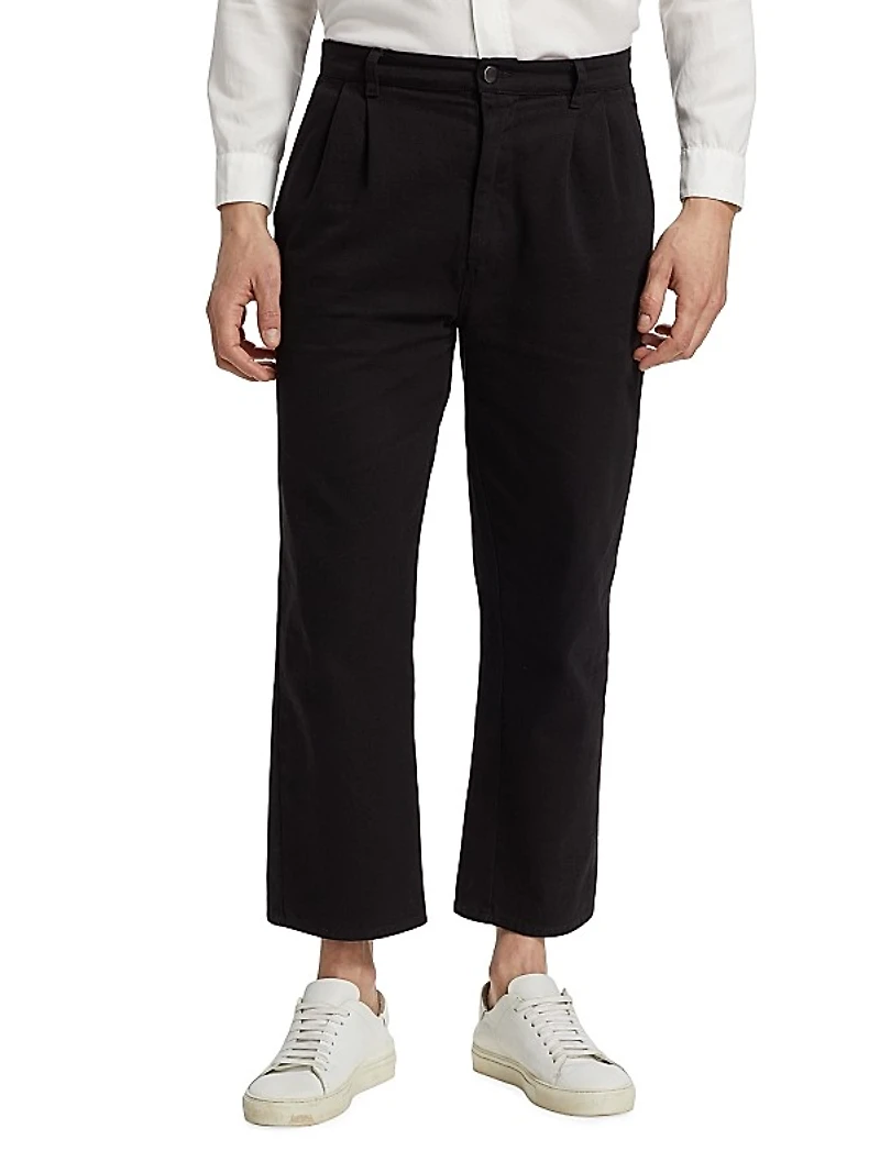 Nahom Cotton-Twill Pants