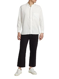 Nahom Cotton-Twill Pants
